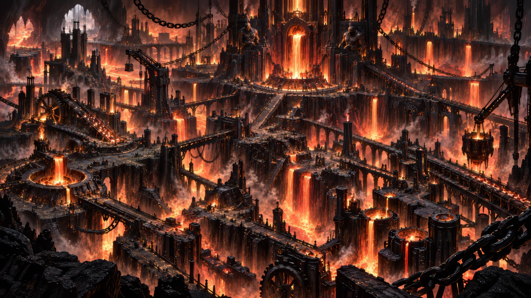 THE HOLLOW FORGE map