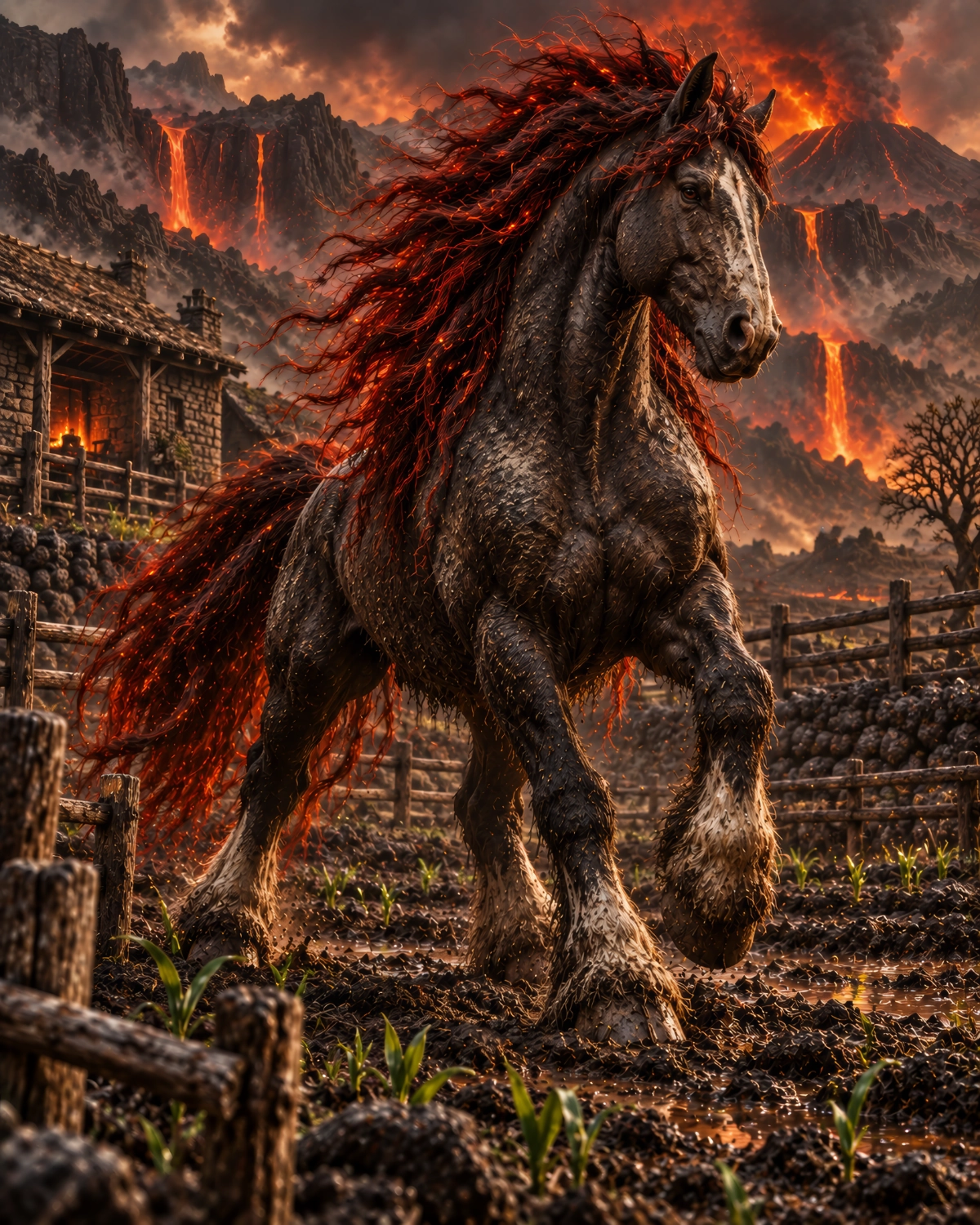Redmane, the Ashen Charger
